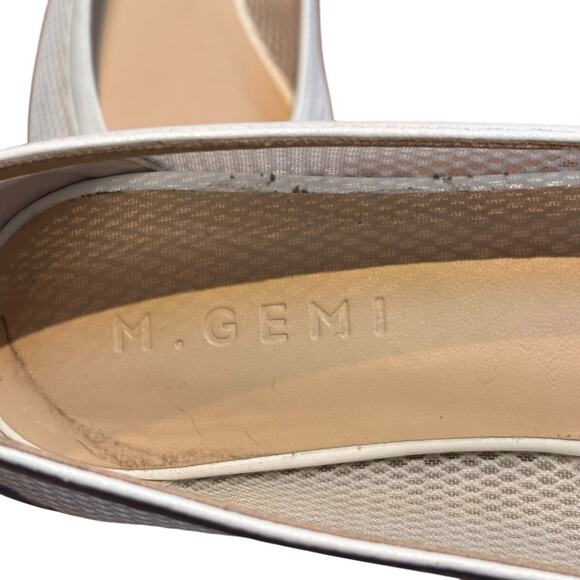 M. Gemi The Contessa Women’s Mesh Ballet Flat Shoe Size 40 IT (US 9-9.5) White - Picture 10 of 10